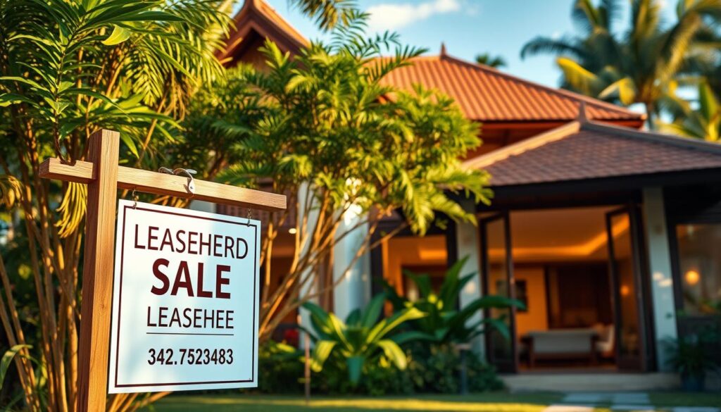 sell leasehold villa Bali